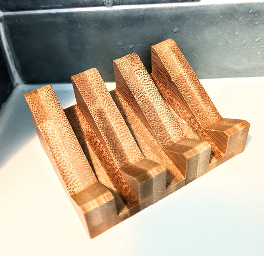 Bamboo Slanted Soap Tray