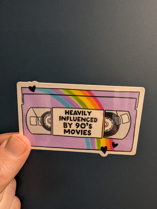 Moonlit Creations Heavily Influenced By 90's Movies Vinyl Sticker