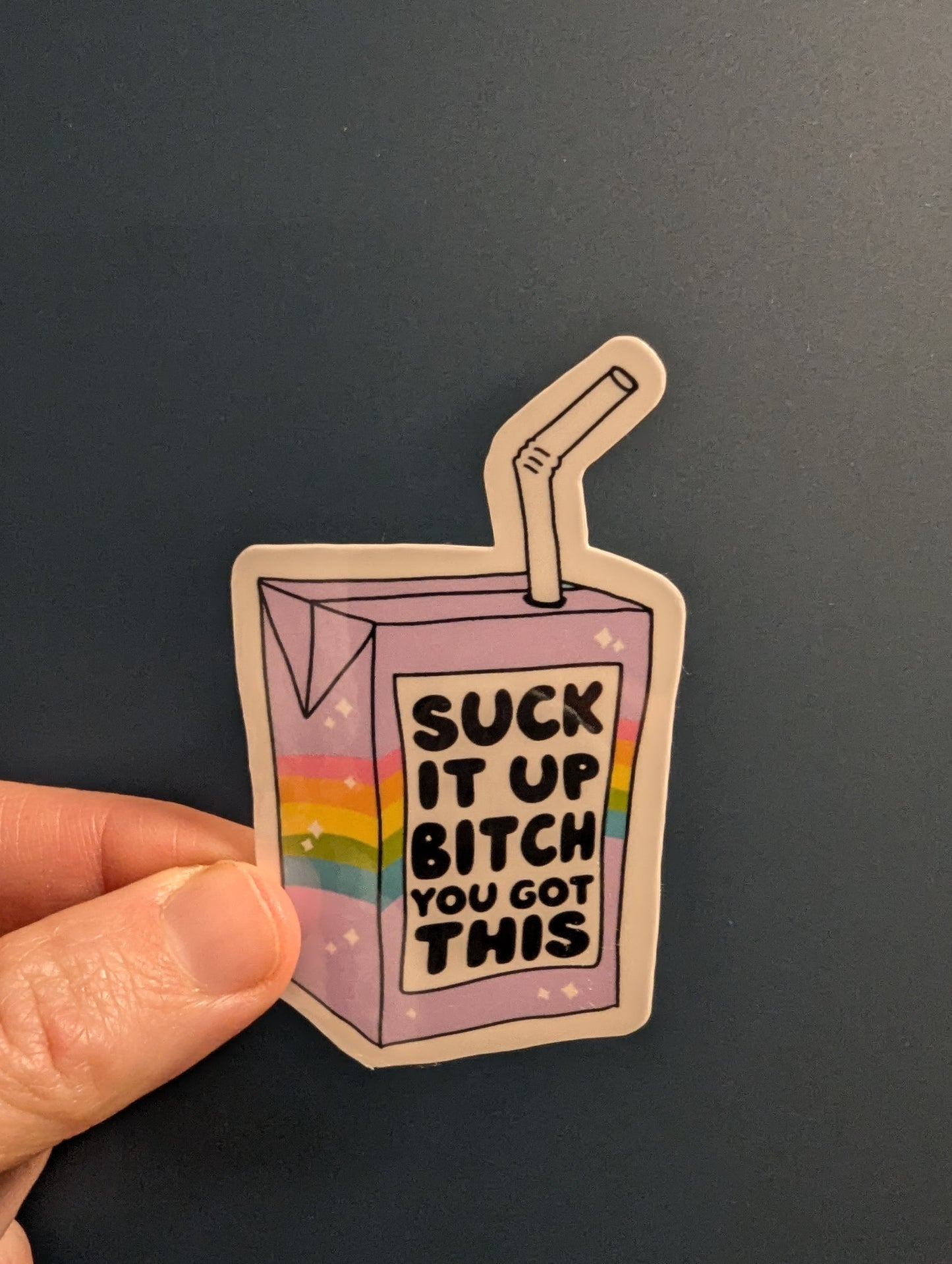 Moonlit Creations Suck It Up Vinyl Sticker