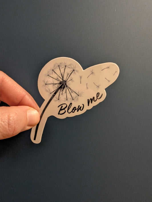Moonlit Creations Blow Me Vinyl Sticker