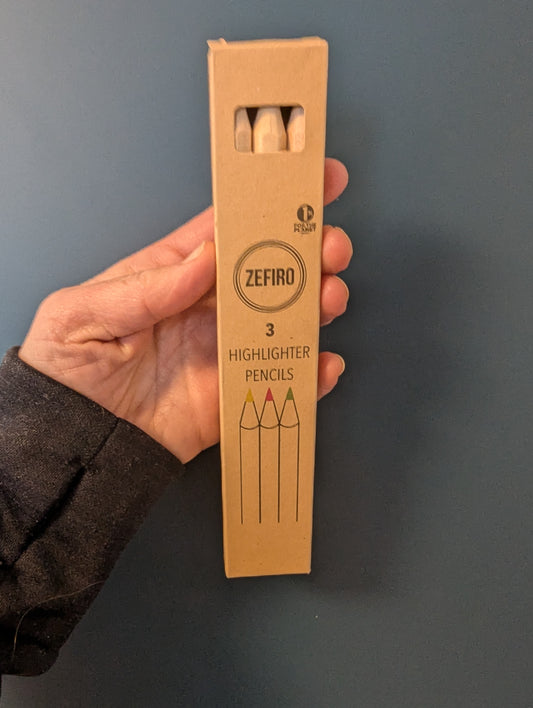 Zefiro Jumbo Highlighter Pencils