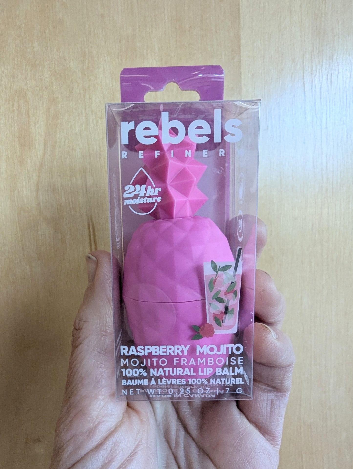 Rebels Refinery Refillable Natural Lip balm
