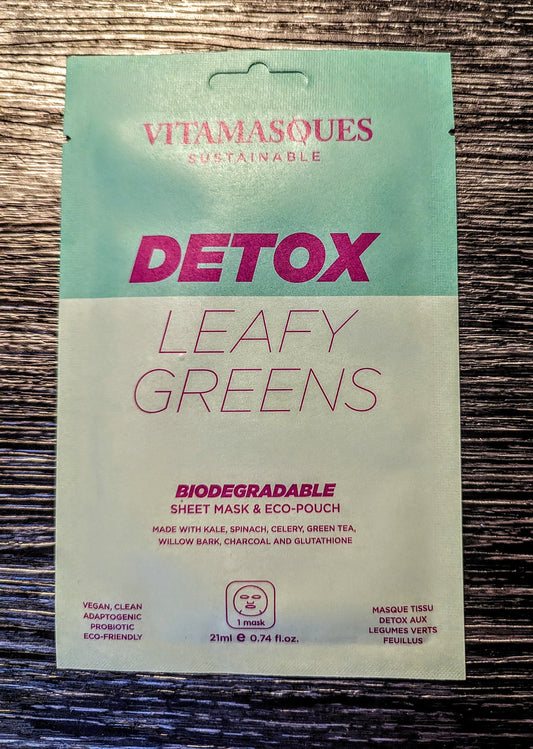 Vitamasqoues Biodegradable Sheet Mask-Detox