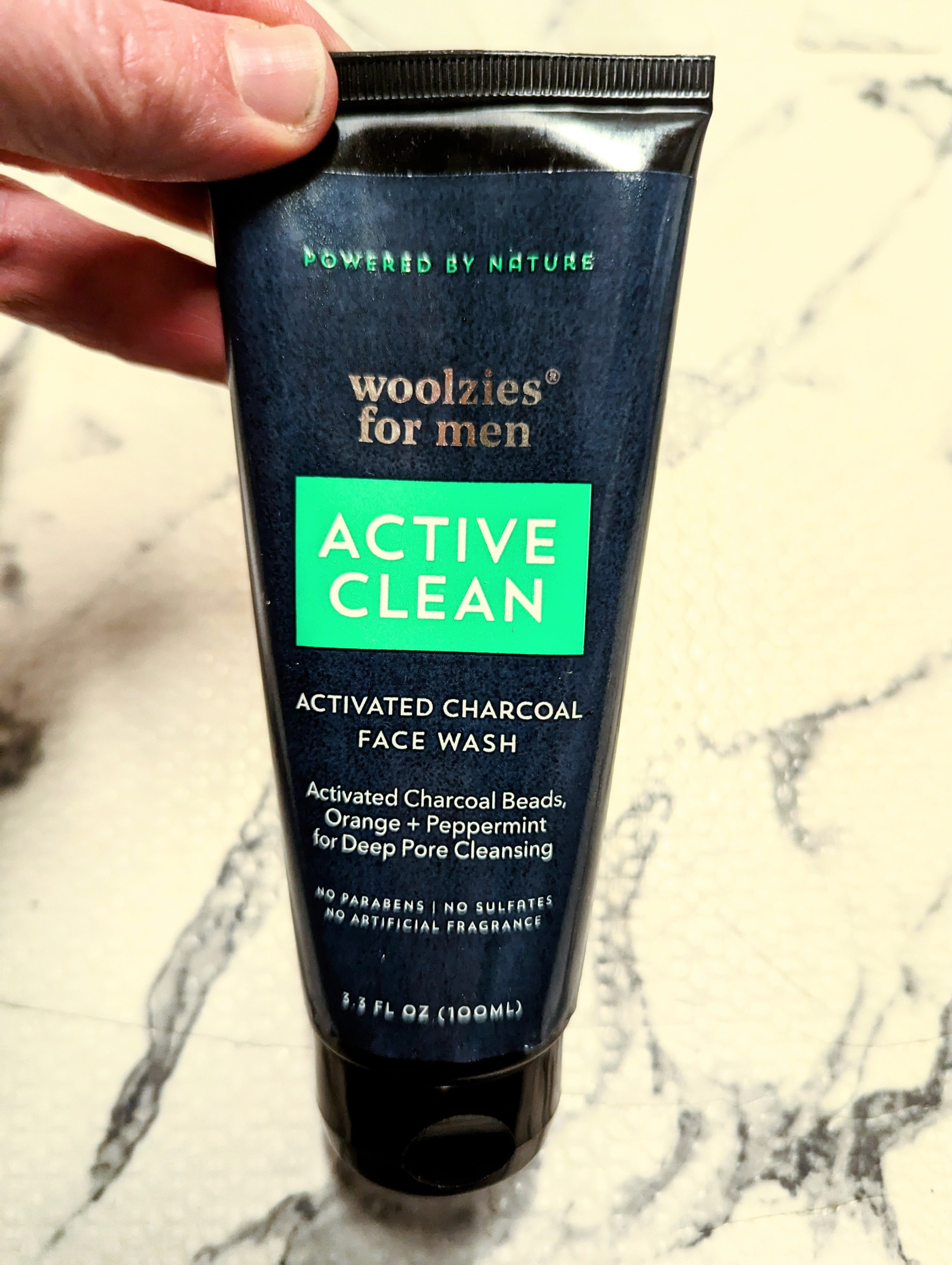 Woolzies Active Clean Activated Charcoal Face Wash Happy Earth