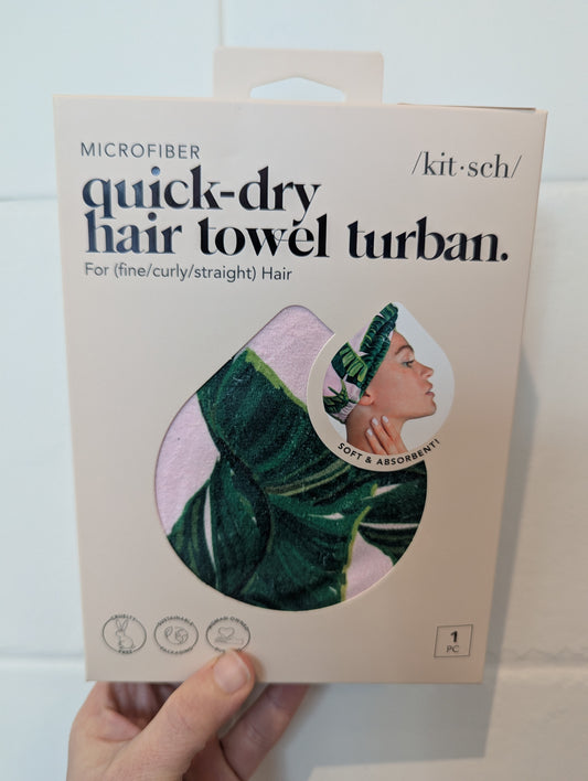 Kitsch Quick Dry Hair Towel
