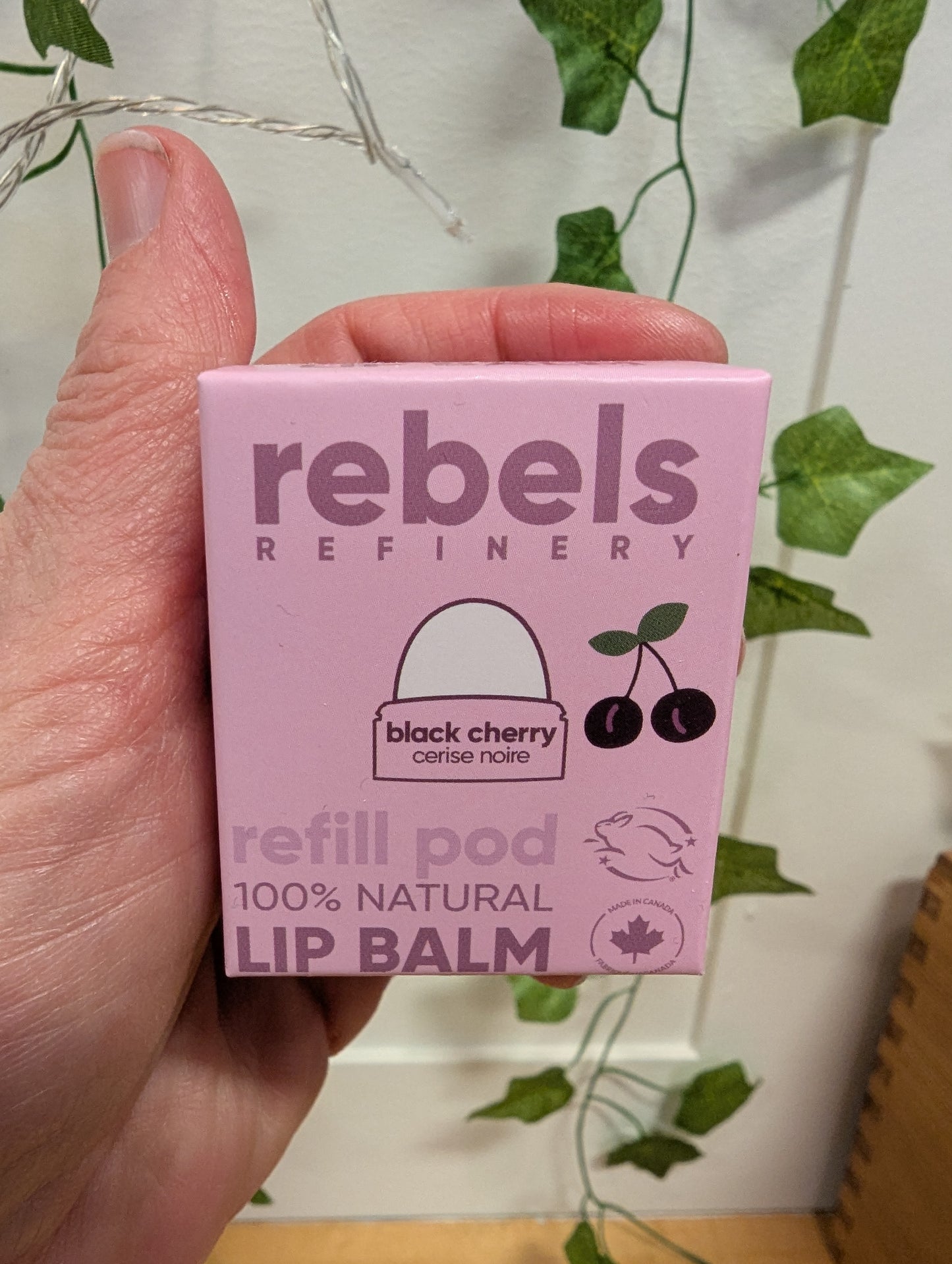 Rebels Refinery Refillable Natural Lip balm