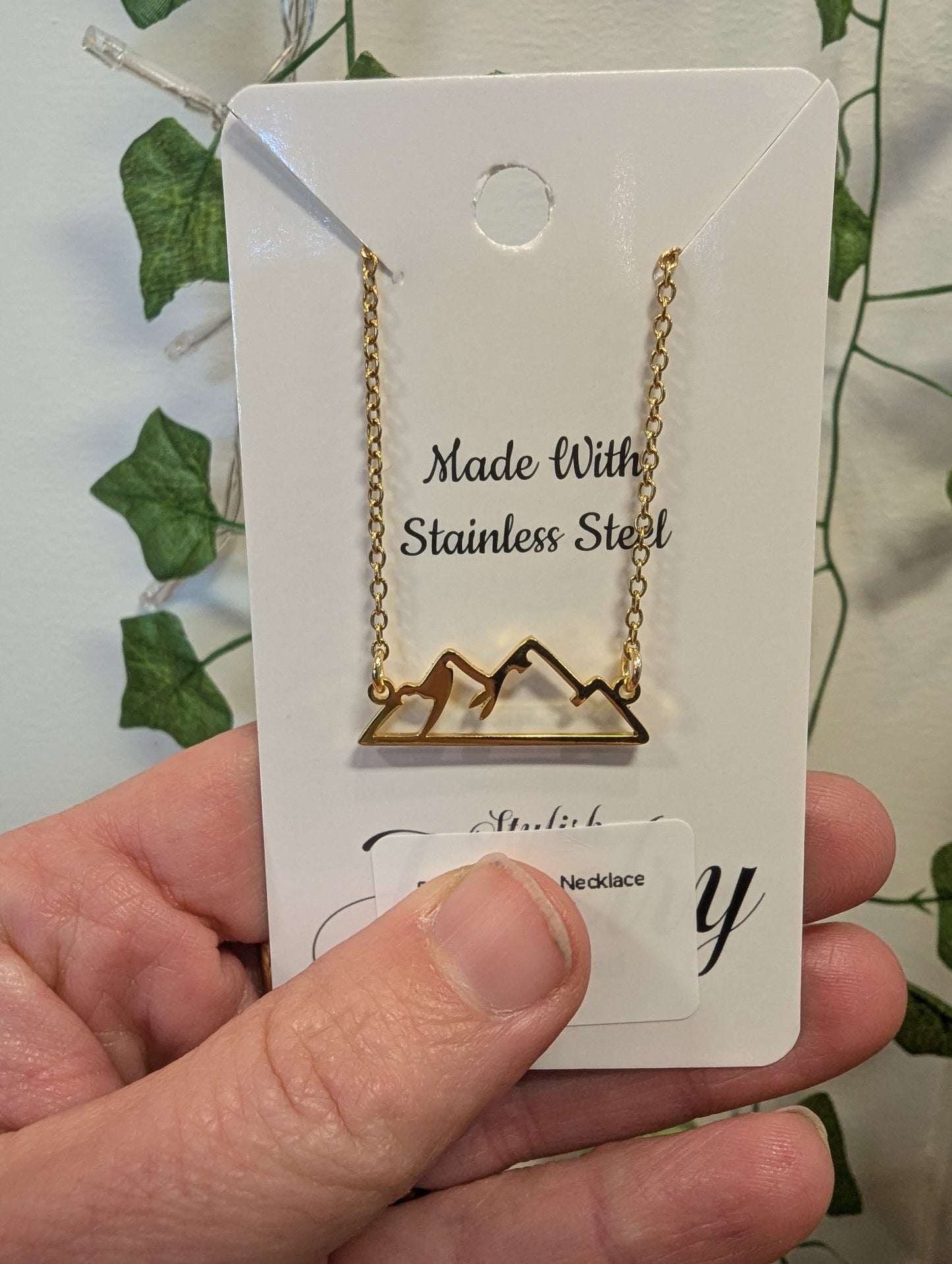 Stylish Jewelry Mountain Necklace