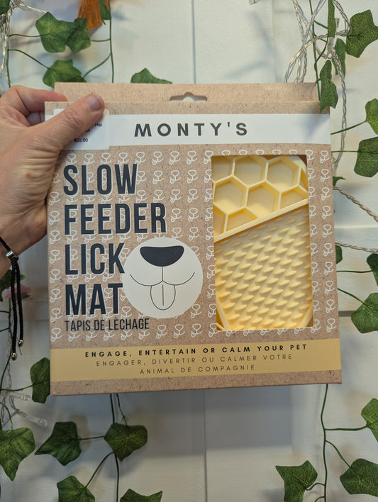 Monty's Slow Feeder Lick Mat