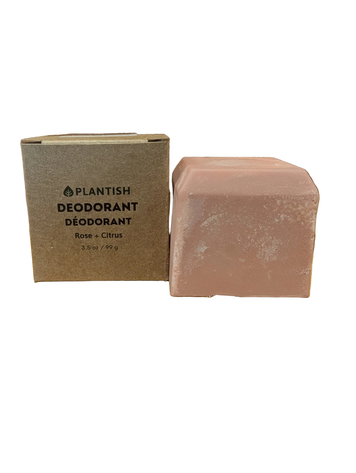 Plantish Rose And Citrus Block Deodorant