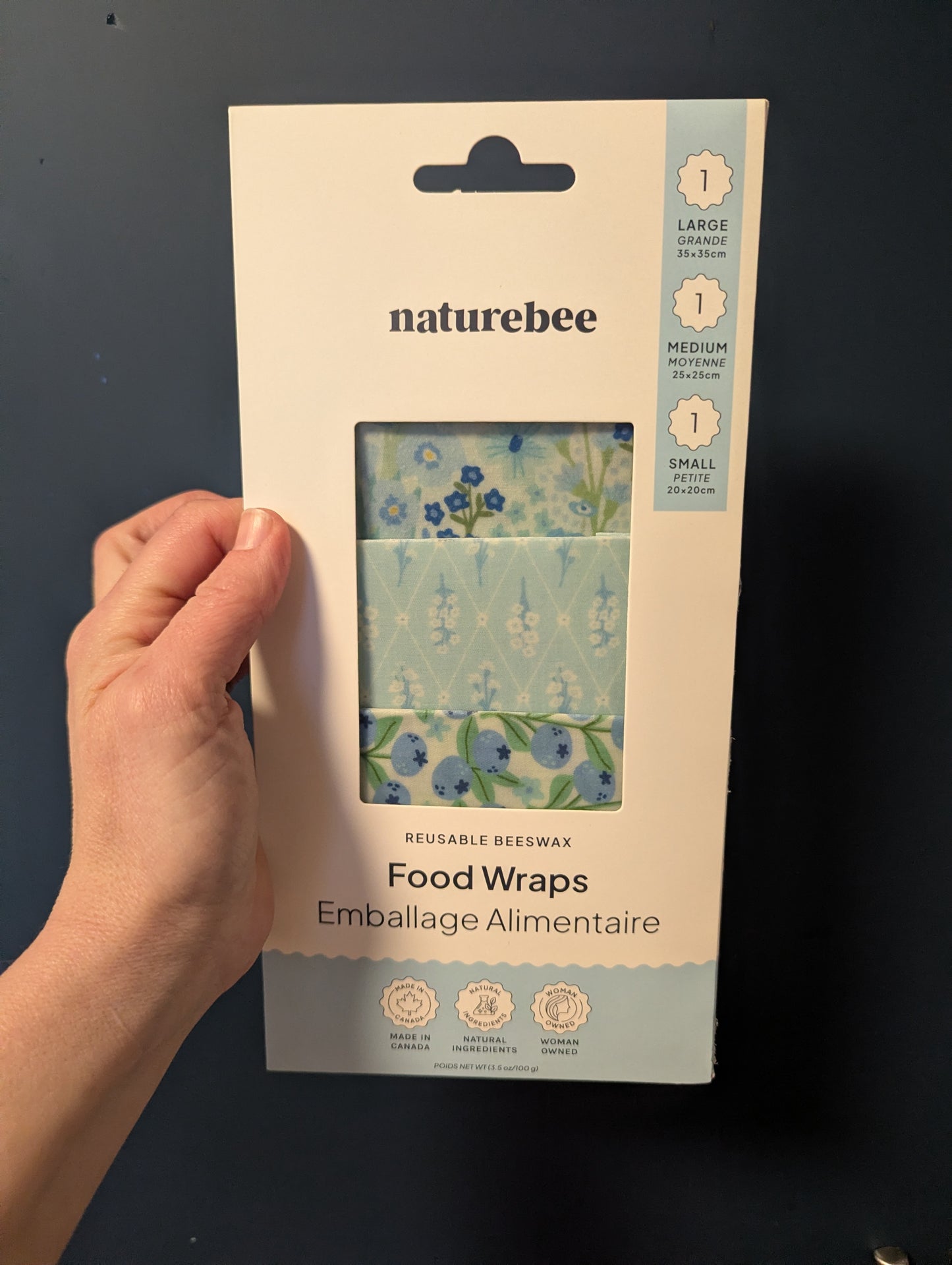 Nature Bee Bees Wax Wraps-Set of 3