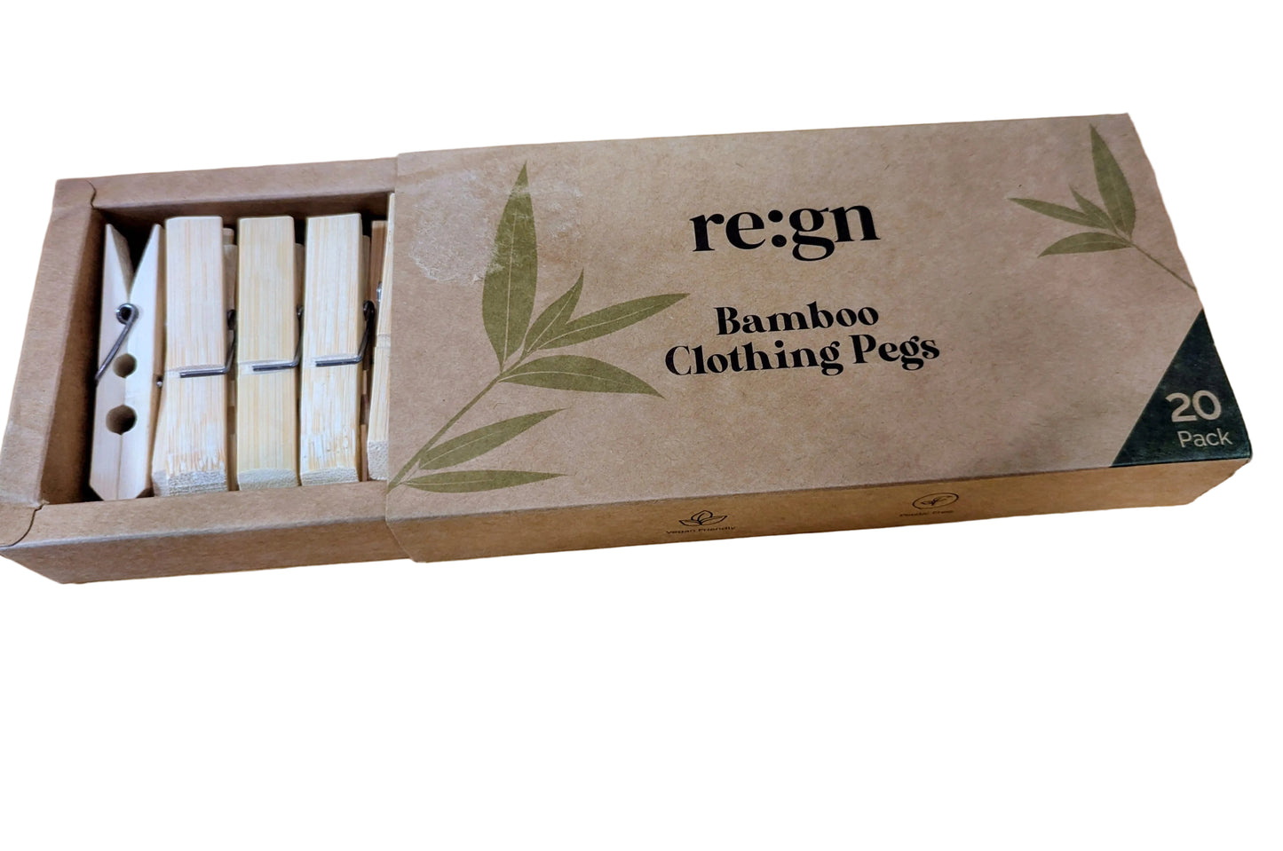 Bamboo Clothing Pegs