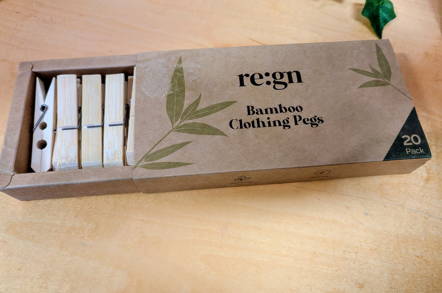 Bamboo Clothing Pegs