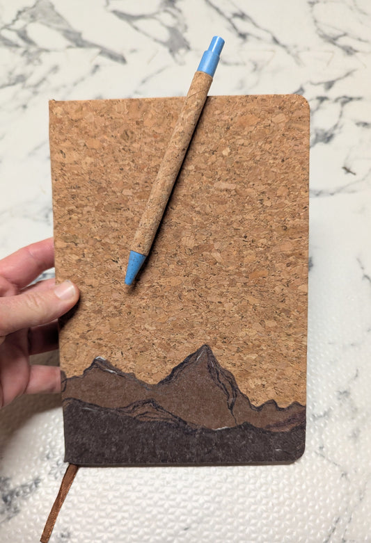 Cork Notebook and Pen set