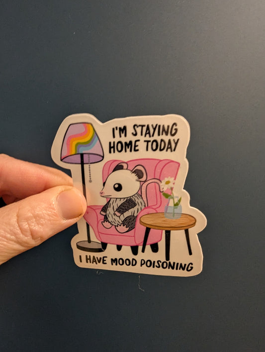 Moonlit Creations Mood Poisoning Waterproof Sticker