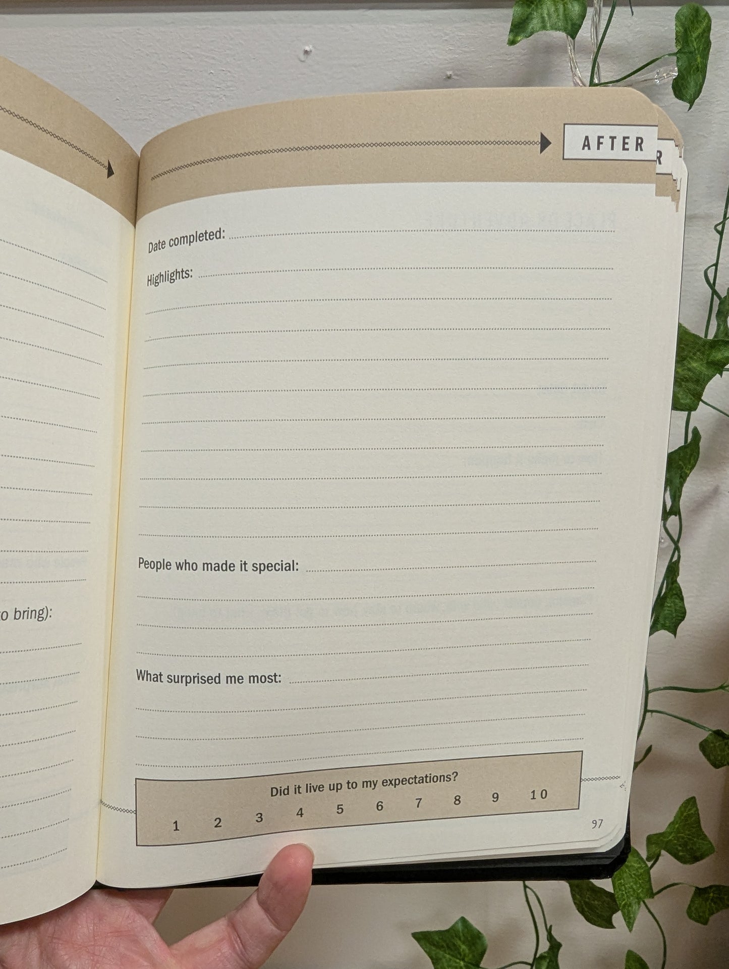 My Bucket List Journal