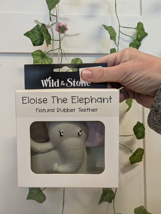 Eloise The Elephant Natural Rubber Teether