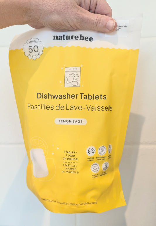 Nature Bee Dishwasher Tabs-Lemon and Sage