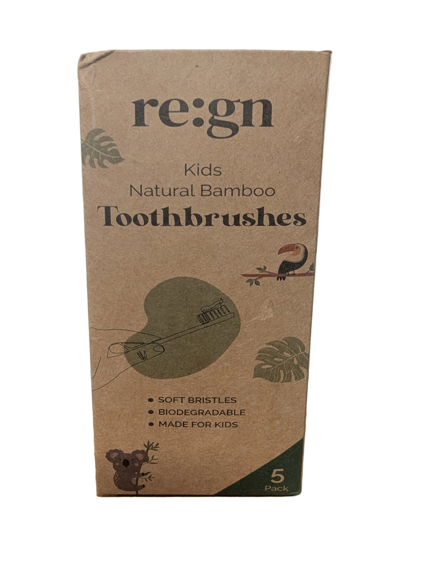 Reign Childrens Bamboo Toothbrushes
