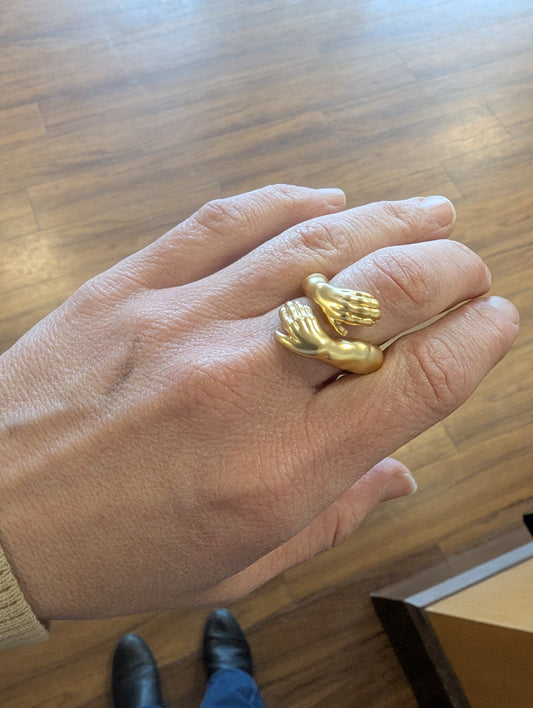 Adjustable Hands Ring