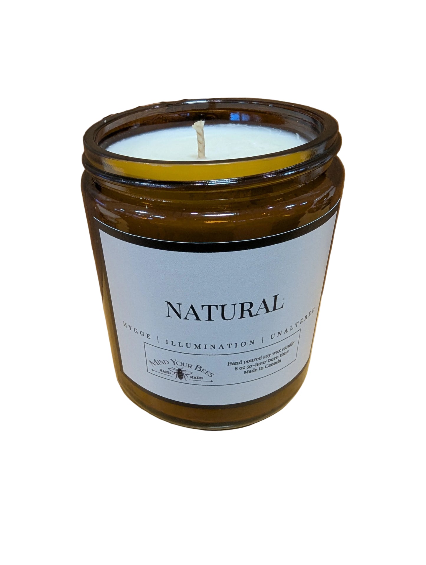 Scent Free Candle In Glass Jar