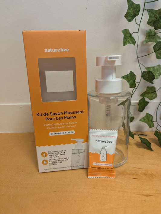 Nature Bee Foaming Hand Soap Bottle Kit