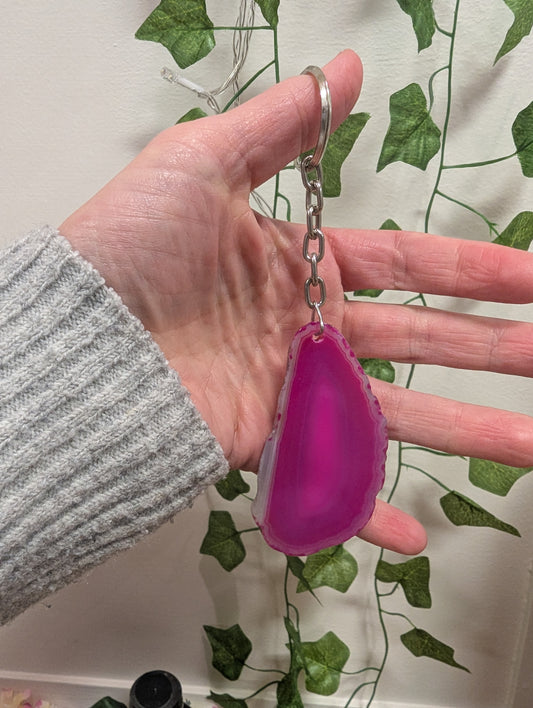 Agate Keychains