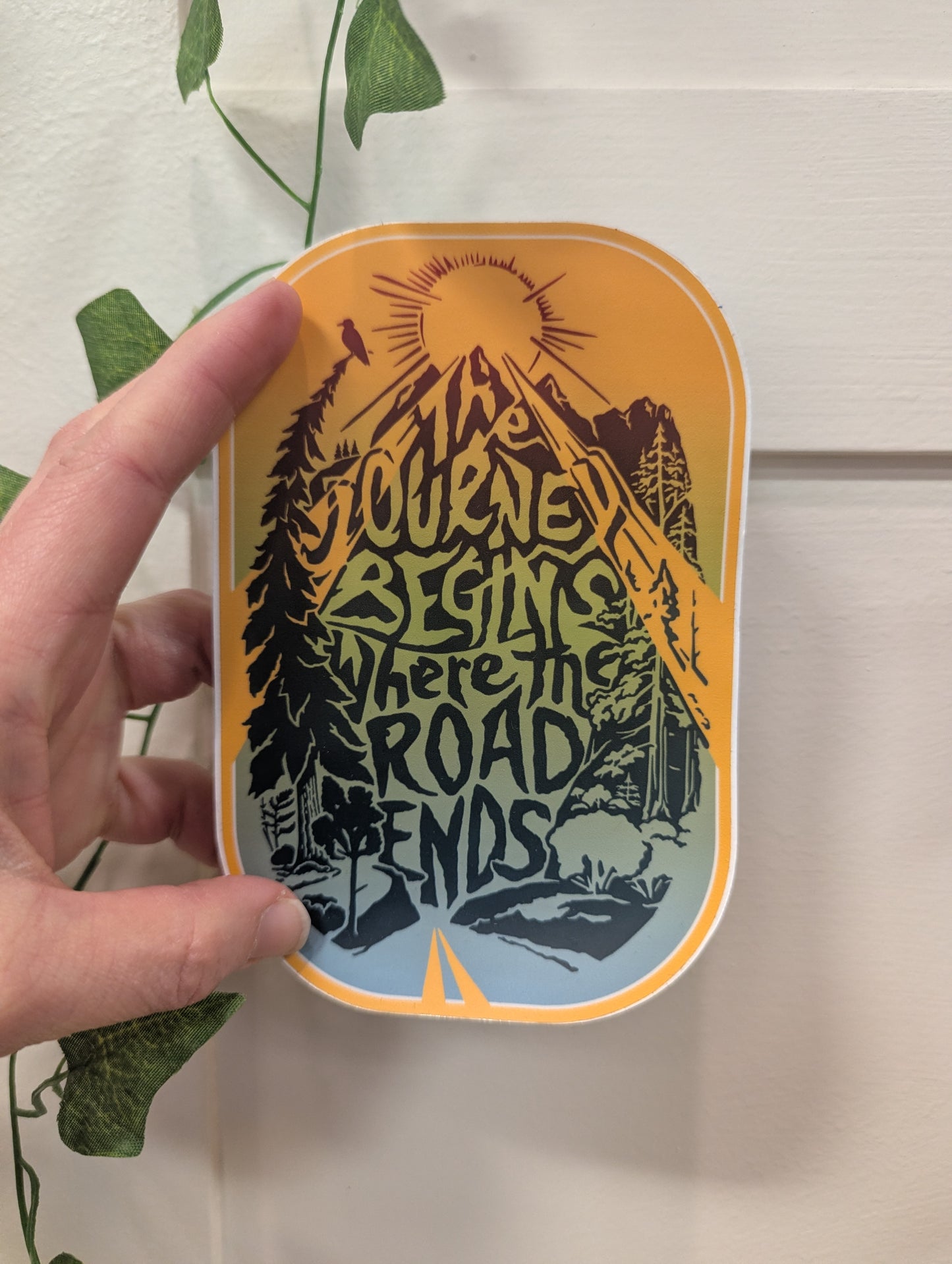 Bough and Antler Large Vinyl Stickers