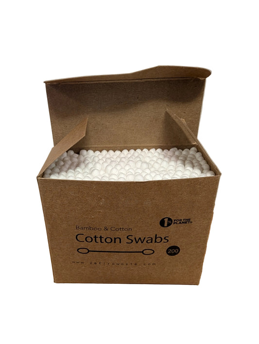 Eco-Friendly Cotton Swabs- 200 pack