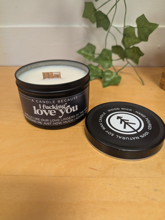 Pine Tree Innovations Soy Wax Candles With a Wood Wick