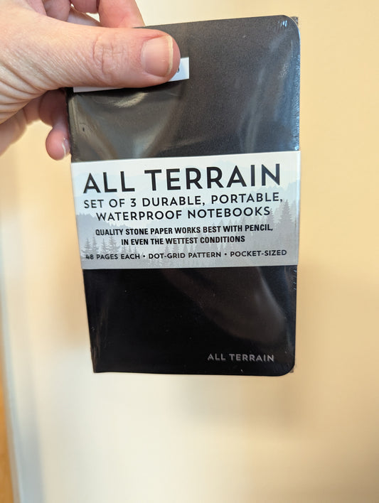 Set of 3 All Terrain Notebooks