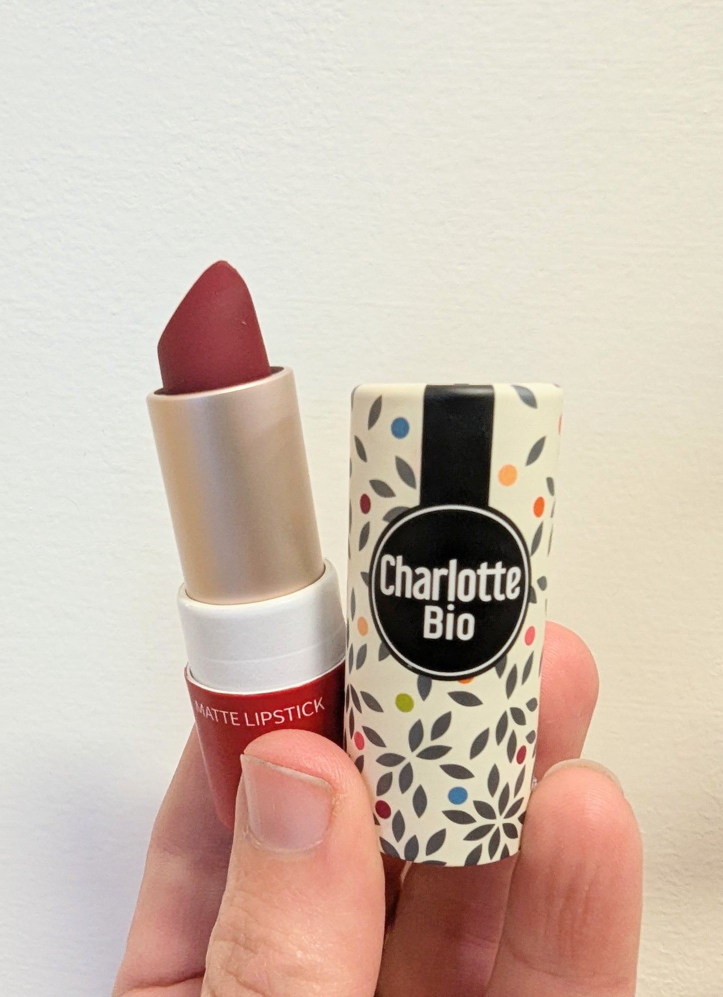Charlotte Bio Matte Organic Lipstick -Rouge Passion