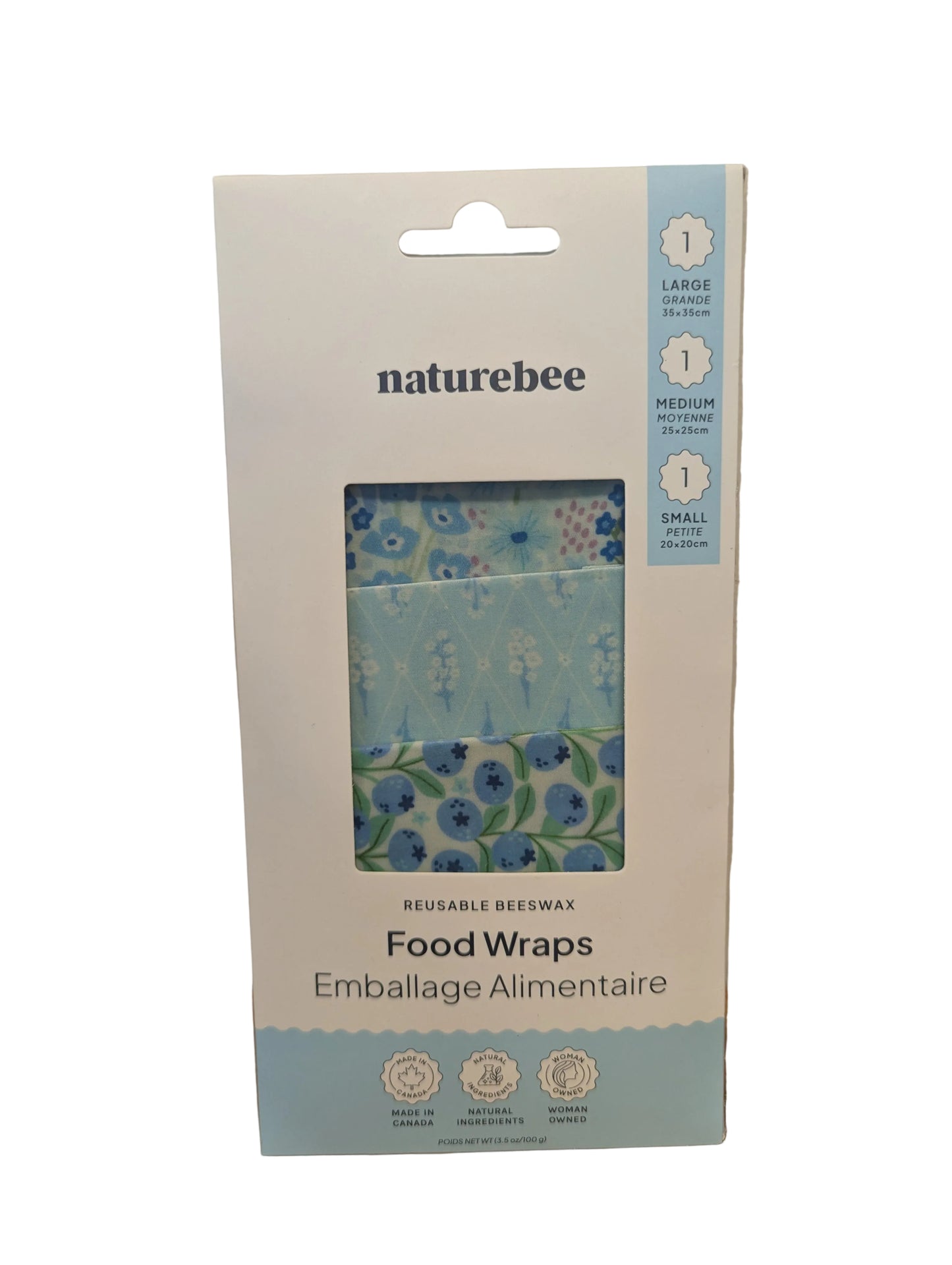 Nature Bee Bees Wax Wraps-Set of 3
