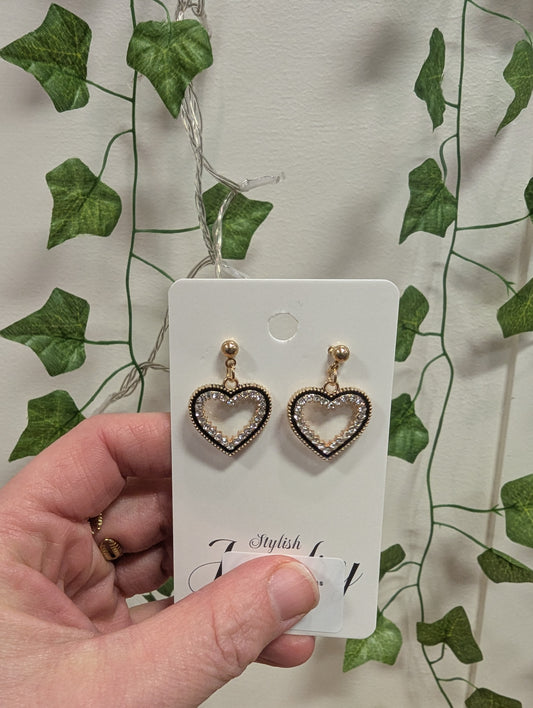 Stylish Jewelry Heart Earrings