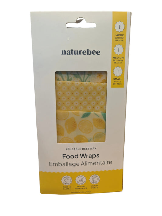 Nature Bee Bees Wax Wraps-Set of 3