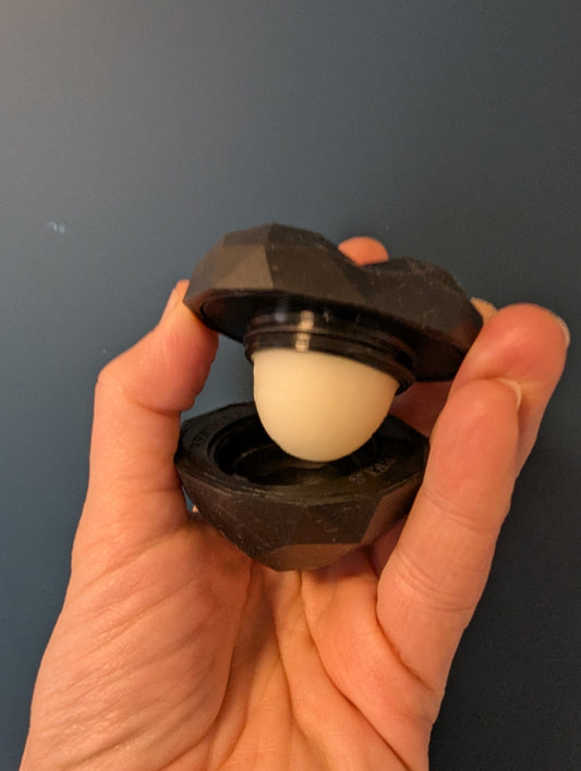 Rebels Refinery Refillable Lip Balm-Black Heart