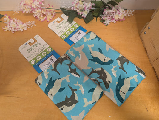 Colbri Canada Snack Bags. Set of 2-Sharks