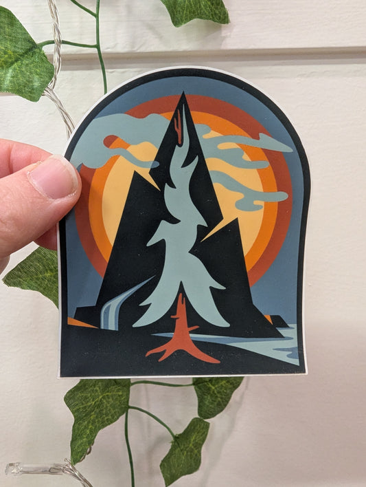 Bough and Antler Large Vinyl Stickers