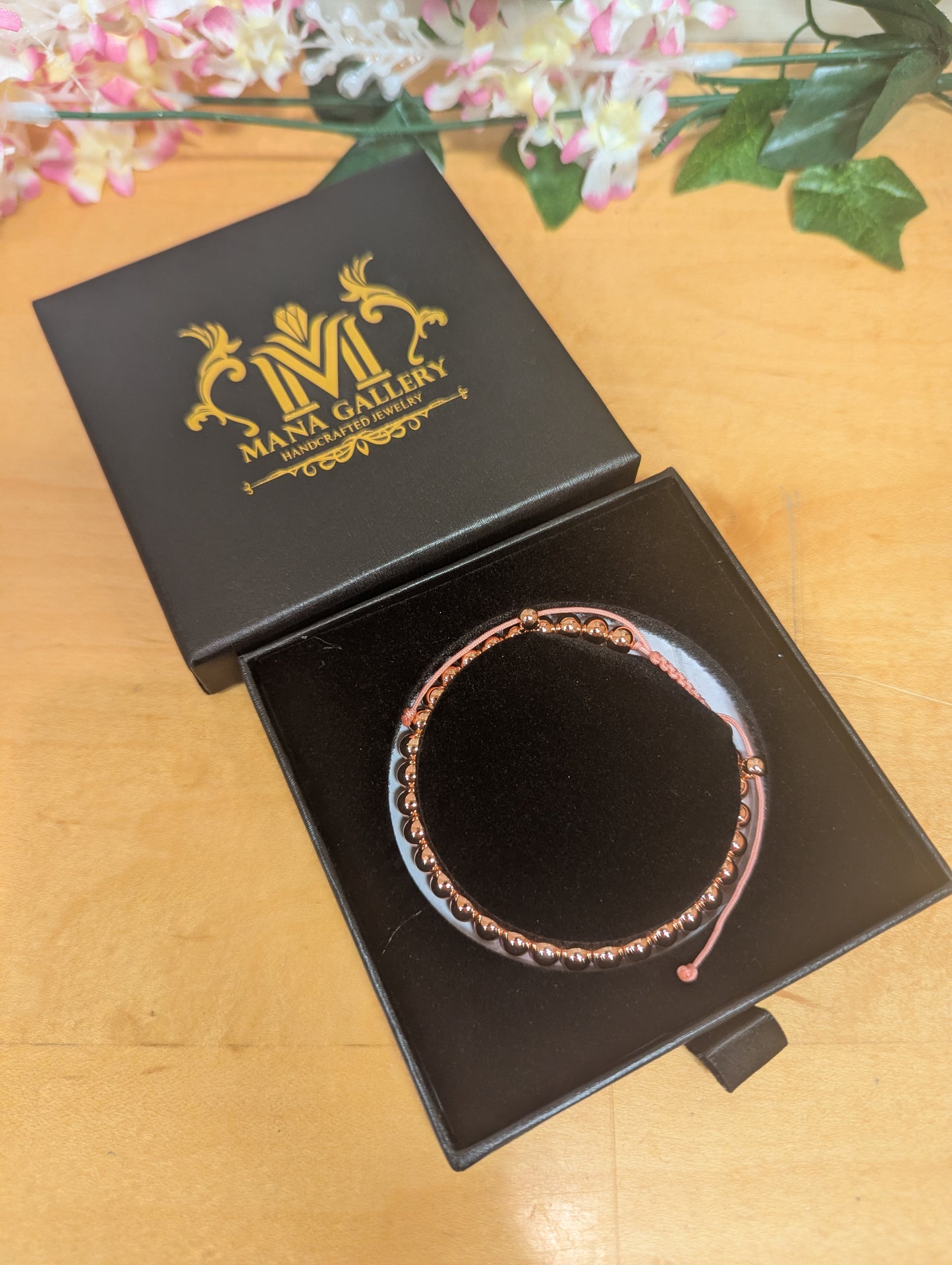 Mana Gallery Pink Hematite Bracelet