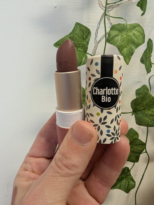 Charlotte Bio Organic Lipstick-Rouge Rose