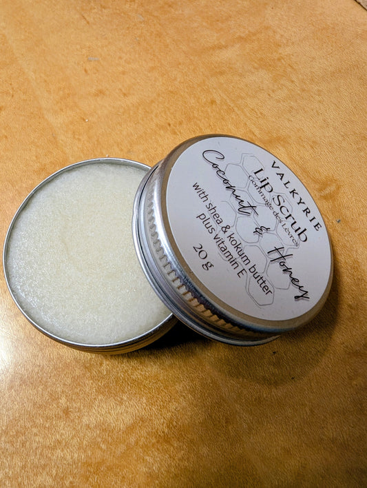 Valkyrie Global Lip Scrub-Coconut and Honey