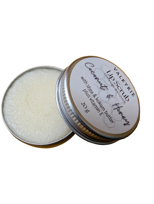 Valkyrie Global Lip Scrub-Coconut and Honey
