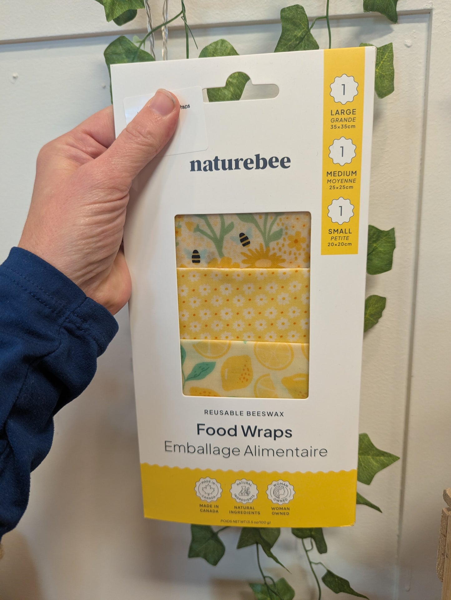 Nature Bee Bees Wax Wraps-Set of 3