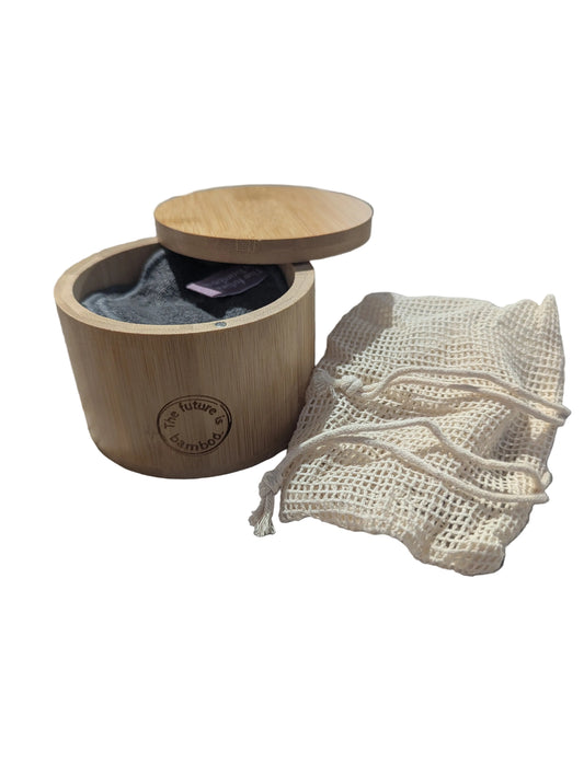 Facial Rounds Kit With Bamboo Box