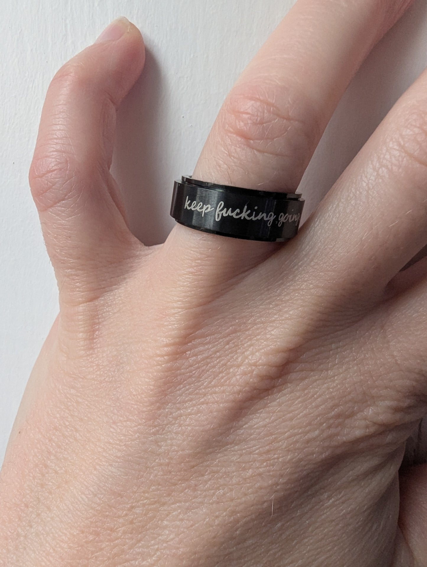 Keep F*cking Going Fidget Ring