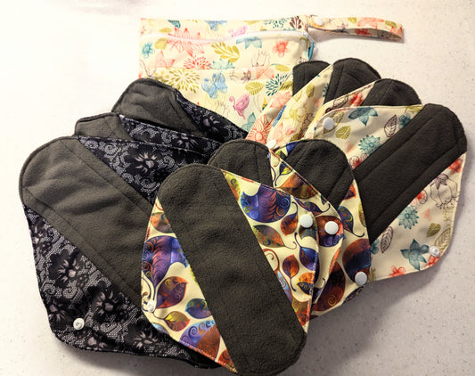 Reusable Menstrual Pad Set of 10