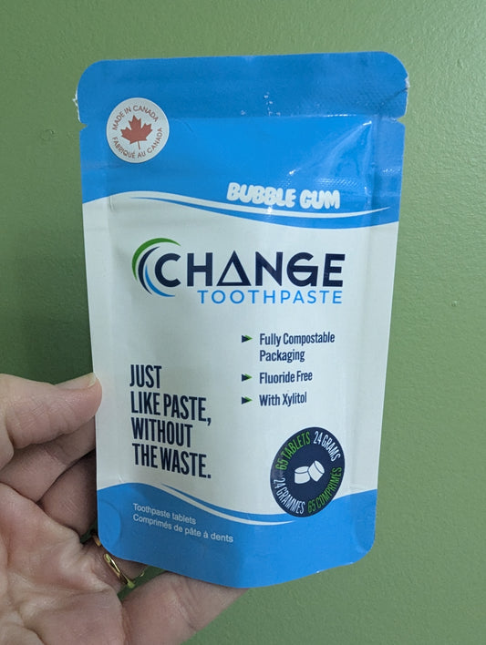 Change Toothpaste Tablets- 65 Pack- Spearmint Flavour