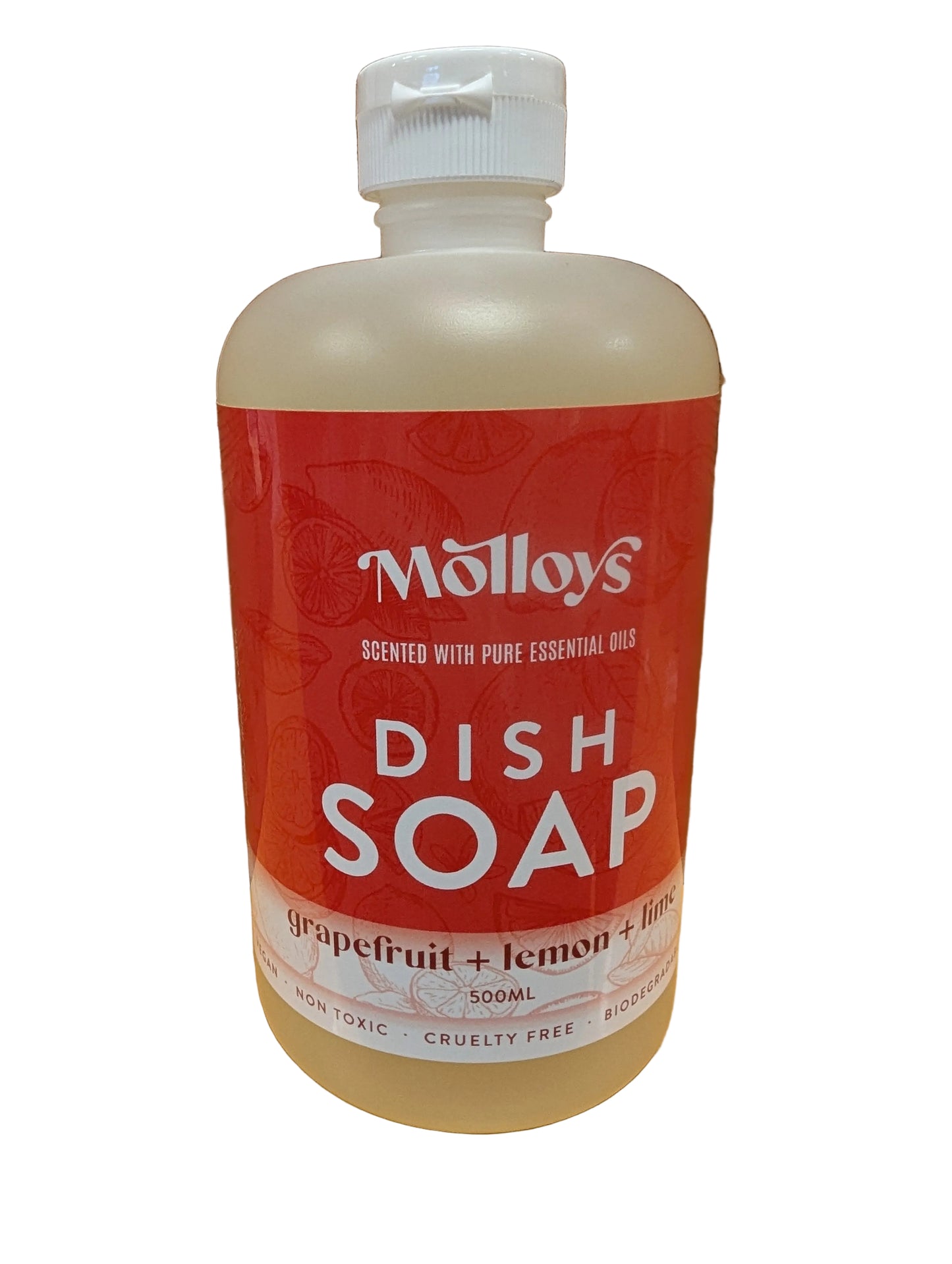 Molloy's Dish Soap- Grapefruit, lemon and Lime