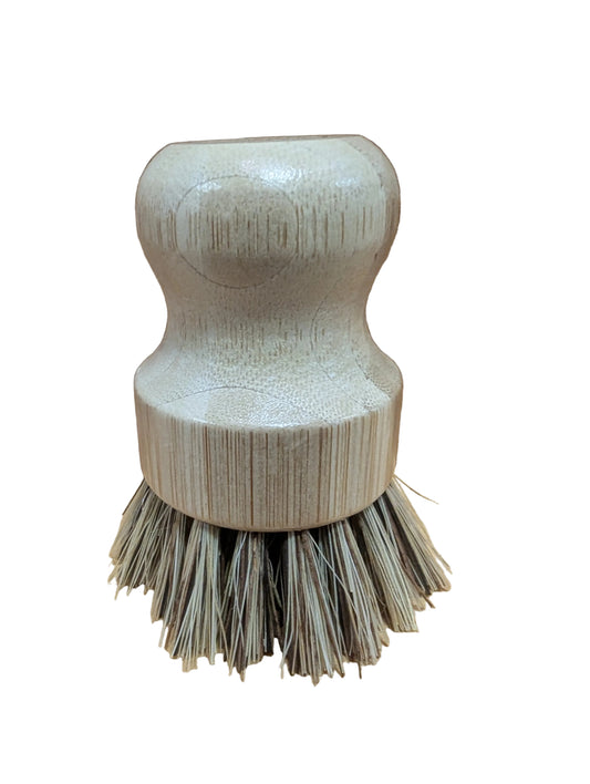 Pot Scrubber With Sisal Fiber Brush