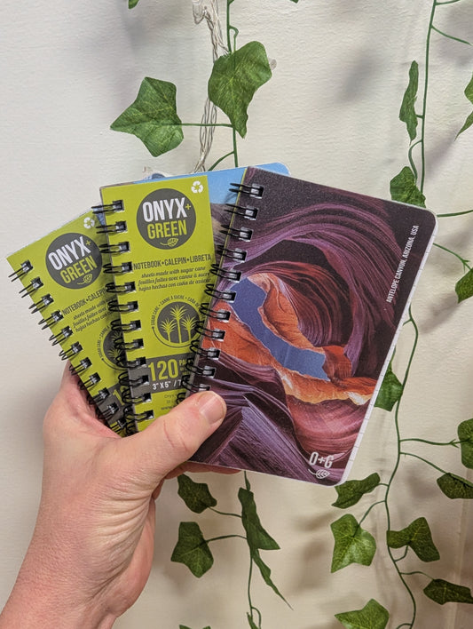 Onxy and Green Notebook