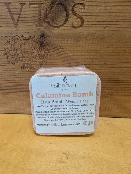 Calamine and Oatmeal  Bath bomb